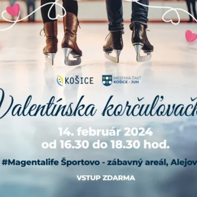 Pozývame na Valentínsku korčuľovačku 14. 2. 2024