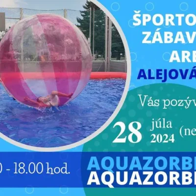 Pozývame na jedinečný zážitok AQUAZORBING