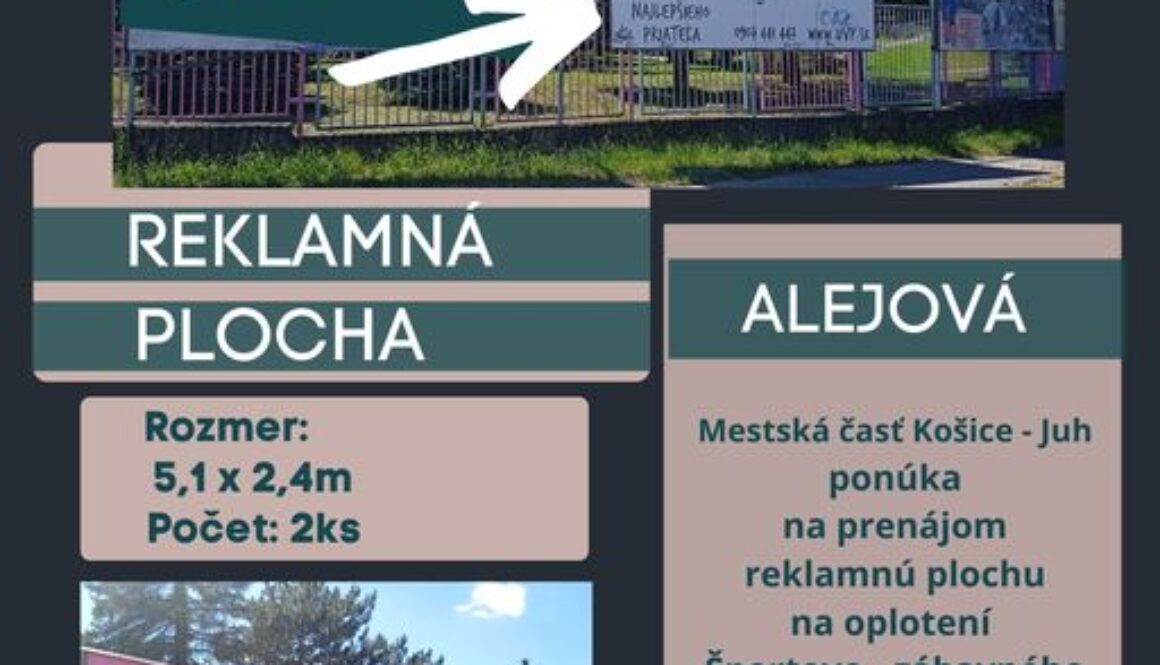 ponuka na prenájom