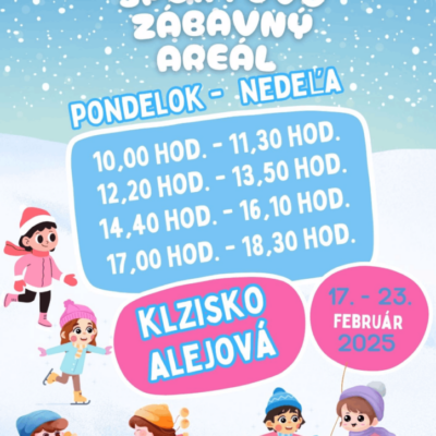 Jarné prázdniny na klzisku Alejová