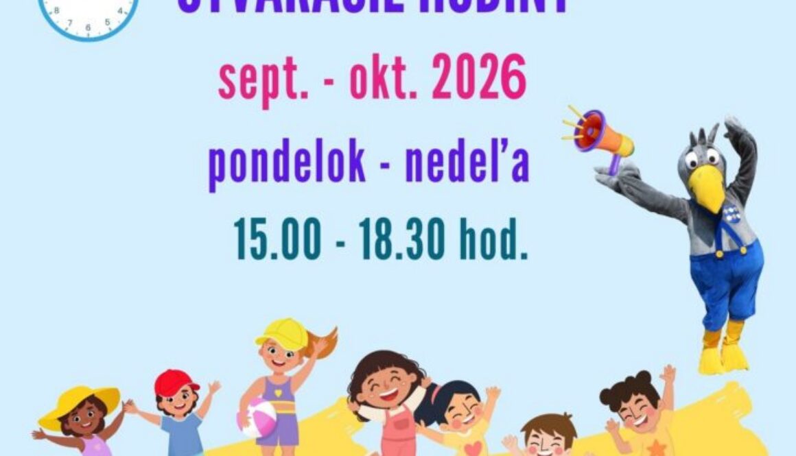 Nafukovacie atrakcie a člnkovanie – otváracie hodiny
